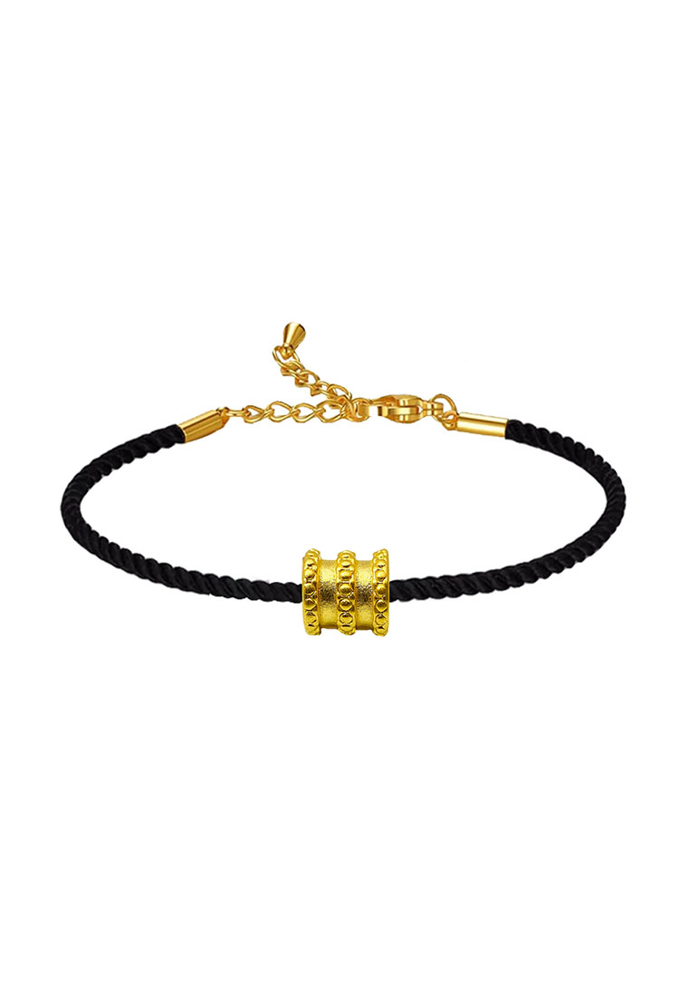 LITZ LITZ 999 (24K) Gold Tube Pendant with Bracelet EPC1044-B-R-B (0.27g+\/-)