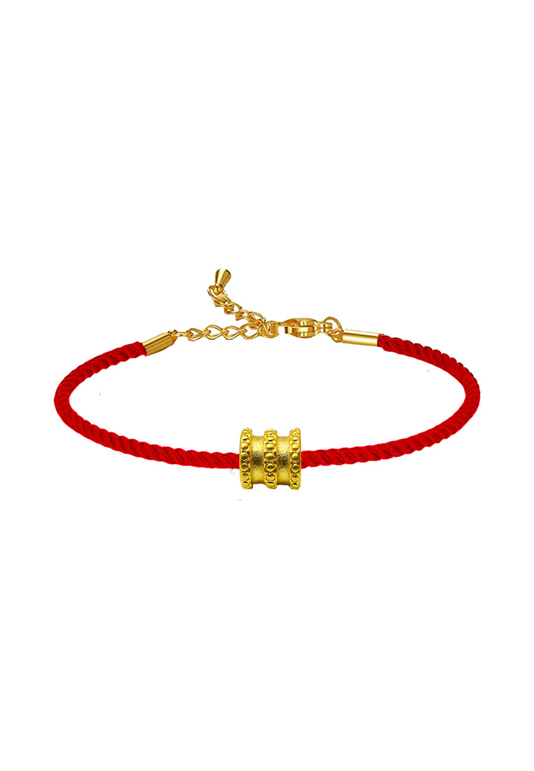 LITZ LITZ 999 (24K) Gold Tube Pendant with Bracelet EPC1044-B-R-R (0.27g+\/-)
