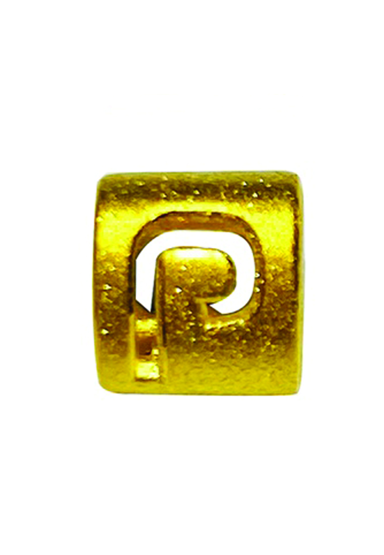 LITZ [Special] LITZ 999 (24K) Gold Alphabet Charm 字母牌 EPC1107-P-0.41g+/-