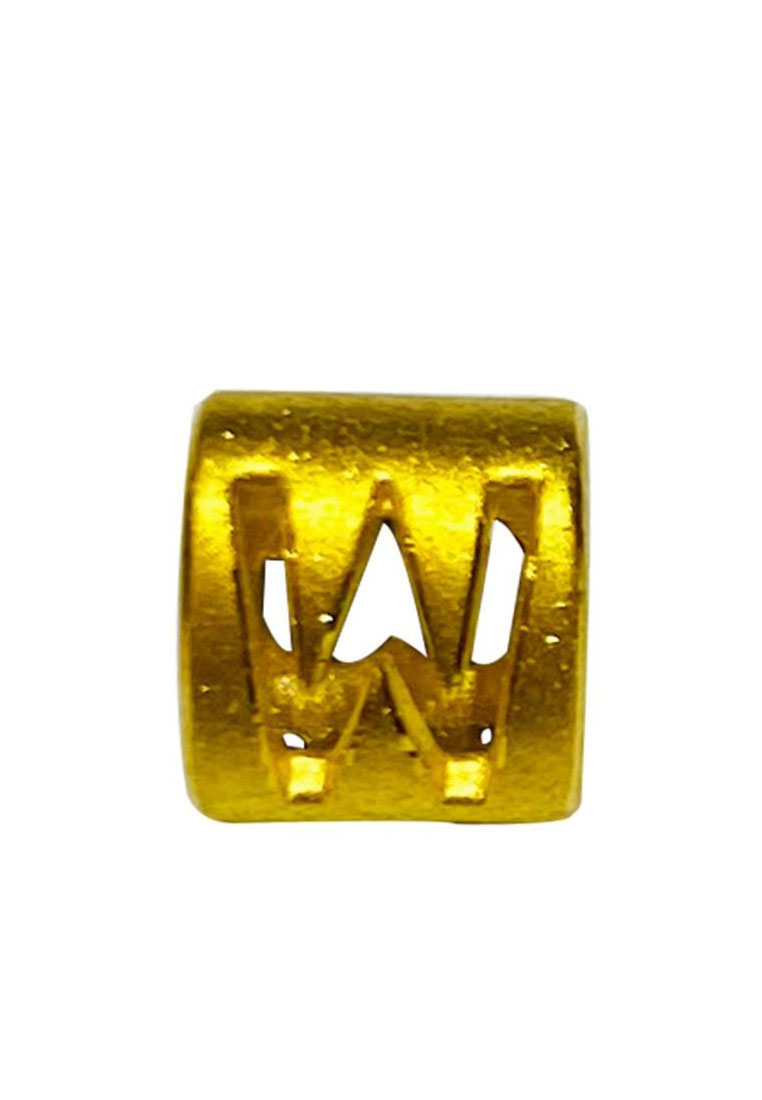 LITZ [Special] LITZ 999 (24K) Gold Alphabet Charm 字母牌 EPC1114-W-0.38g+/-