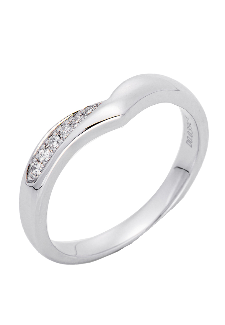 LITZ LITZ 18K White Gold  Diamond Ring YF-YR7305