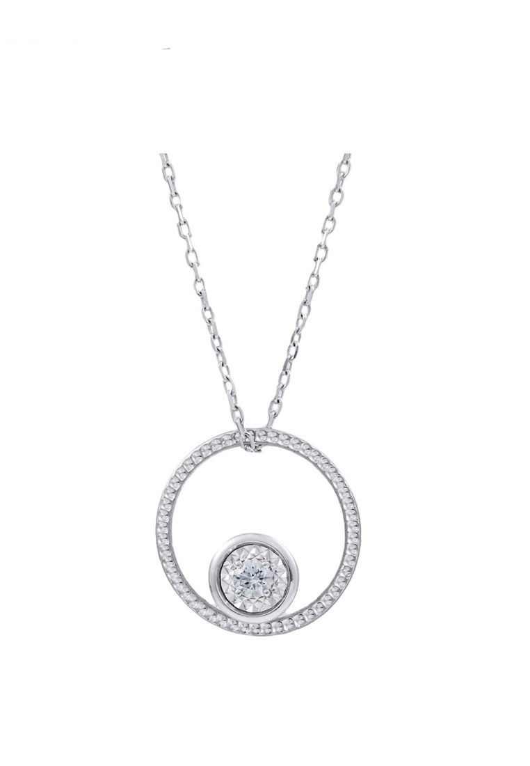 LITZ LITZ 18K White Gold Diamond Necklace C-CD00141-H