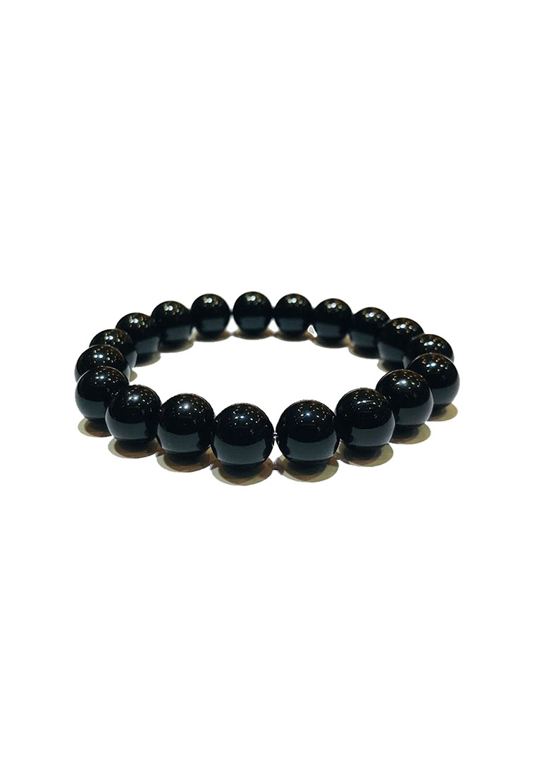 LITZ LITZ Black Agate Bracelet AB001-B8MM