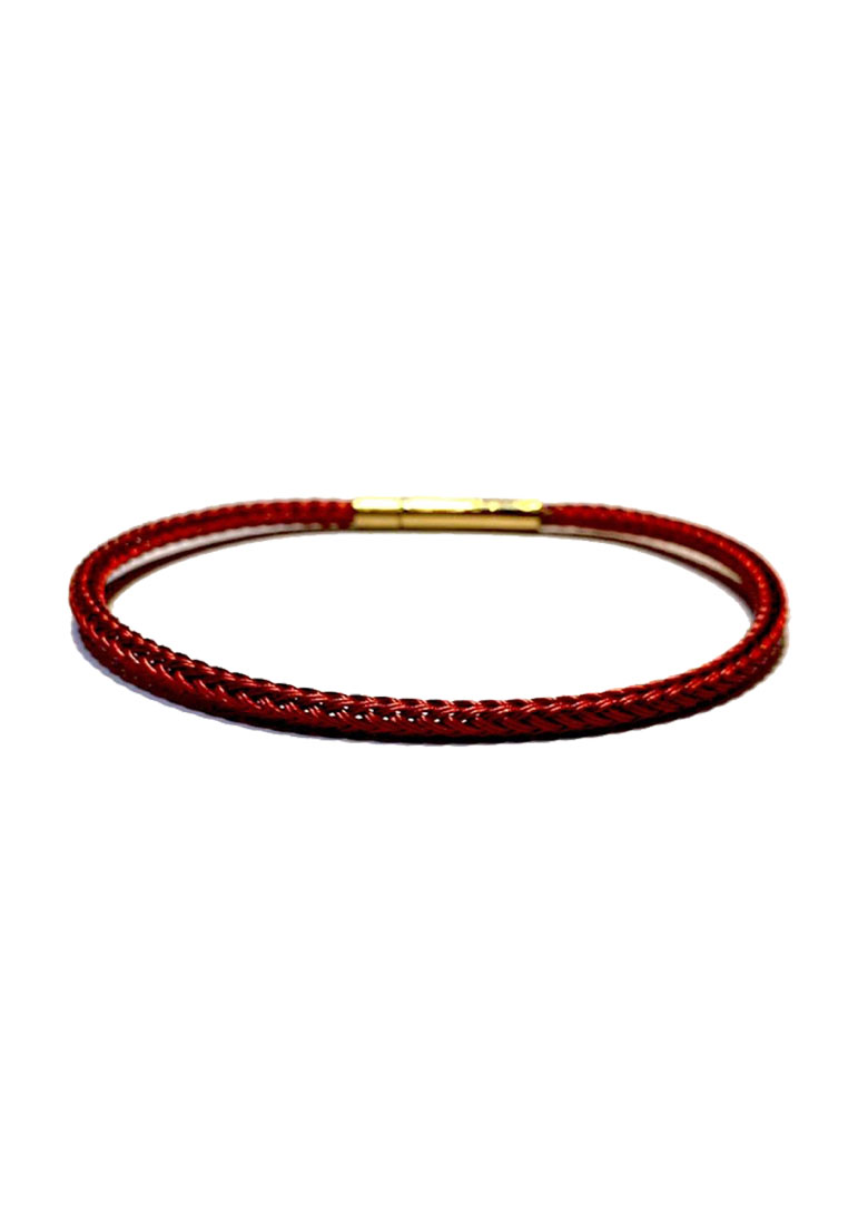 LITZ LITZ Steel Rope Bracelet 钢丝手绳 (3mm) BR05red