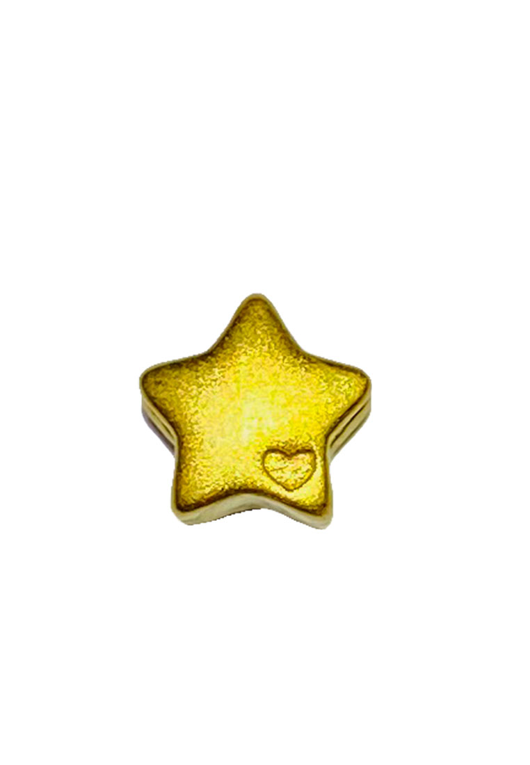 LITZ [SPECIAL] LITZ 999 (24K) Gold Star Pendant 星星牌 EP0277 (0.10g+/-)