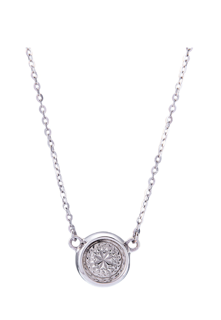 LITZ [ Free Necklace ] LITZ 18K White  Pendant WC0003 (2.40g+/-)