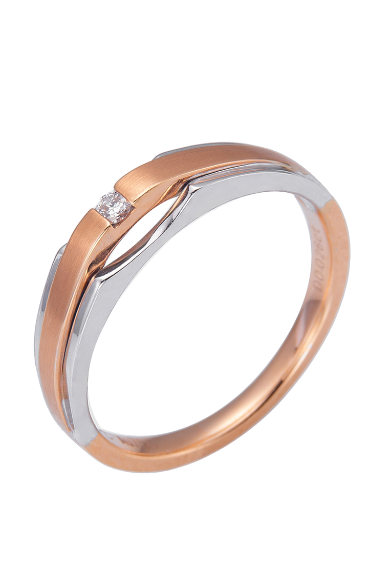 LITZ LITZ 18K Rose Gold  Ring YM-BR8303A