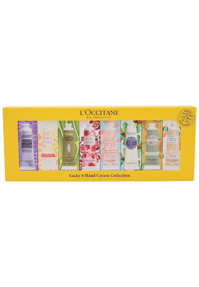 L'Occitane Lucky 8 Hand Cream Collection 8pcs X 30ml