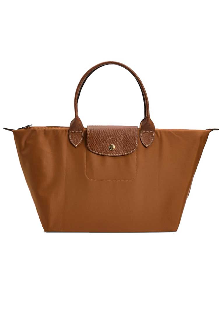 LONGCHAMP Le Pliage Original L Handbag Bag Cognac L1626089