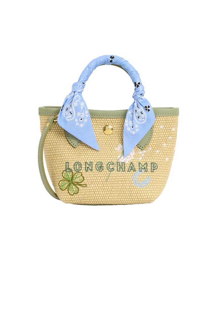 Longchamp Le Panier Collection XS Basket Crossbody Bag Almond Green 10206HKB