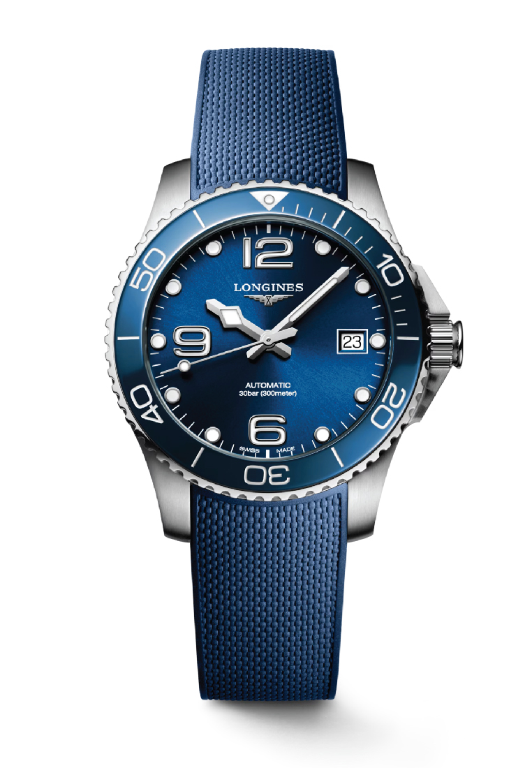 Longines Longines Hydroconquest Automatic Blue Rubber Strap Unisex Watch L37804969