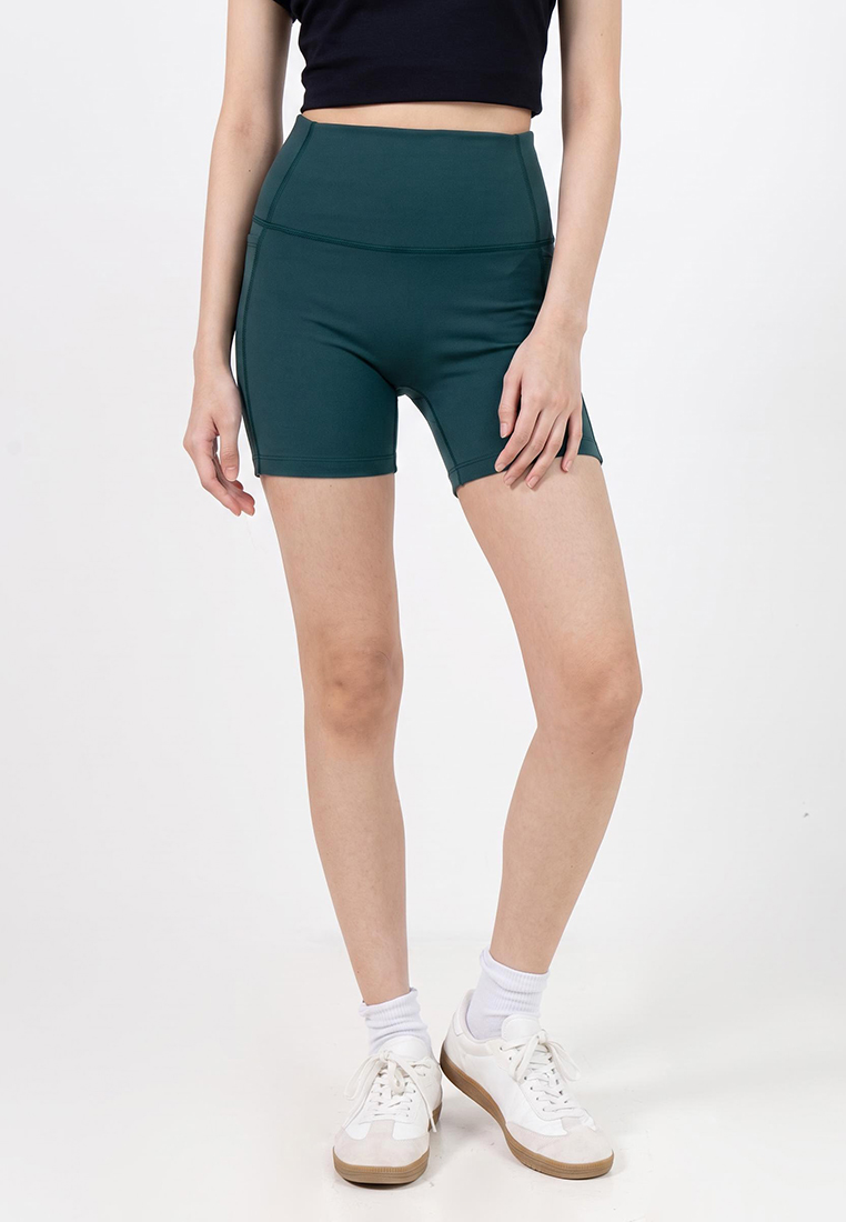 Lorna Jane Hi-Fold No Ride 2 Pocket 10cm Bike Shorts