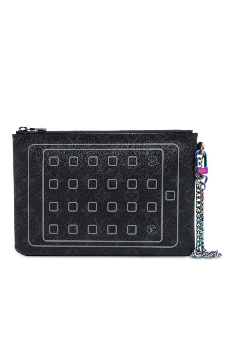 Louis Vuitton Pre-Loved Louis Vuitton Monogram Eclipse Flash Fragment Ipad Case