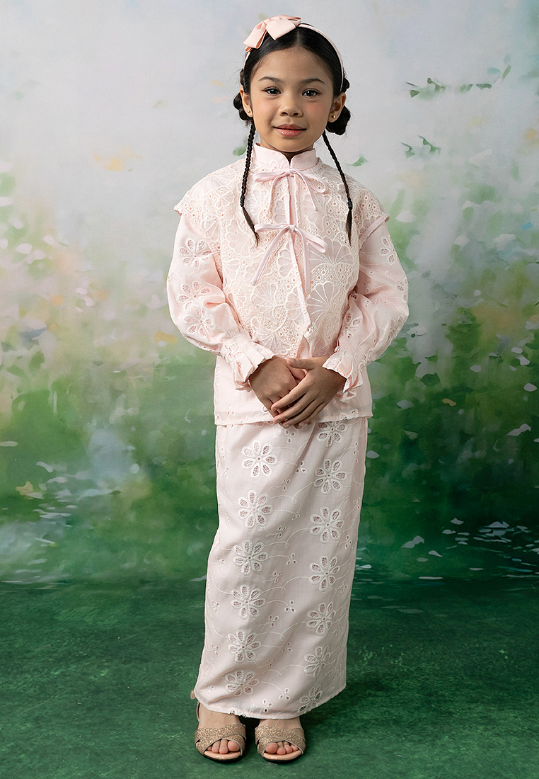 Lubna Kids Amelia Kedah with Vest Set