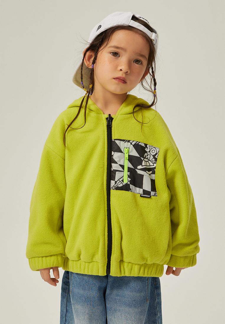 M.Latin Long Sleeve Hoodie With Comic Print