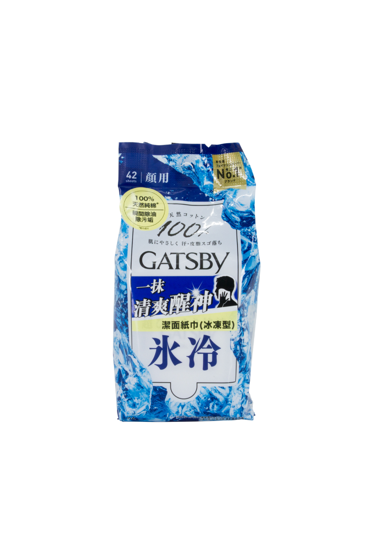 Mandom Corp Gatsby Facial Paper Ice-Type Box (42PCS)