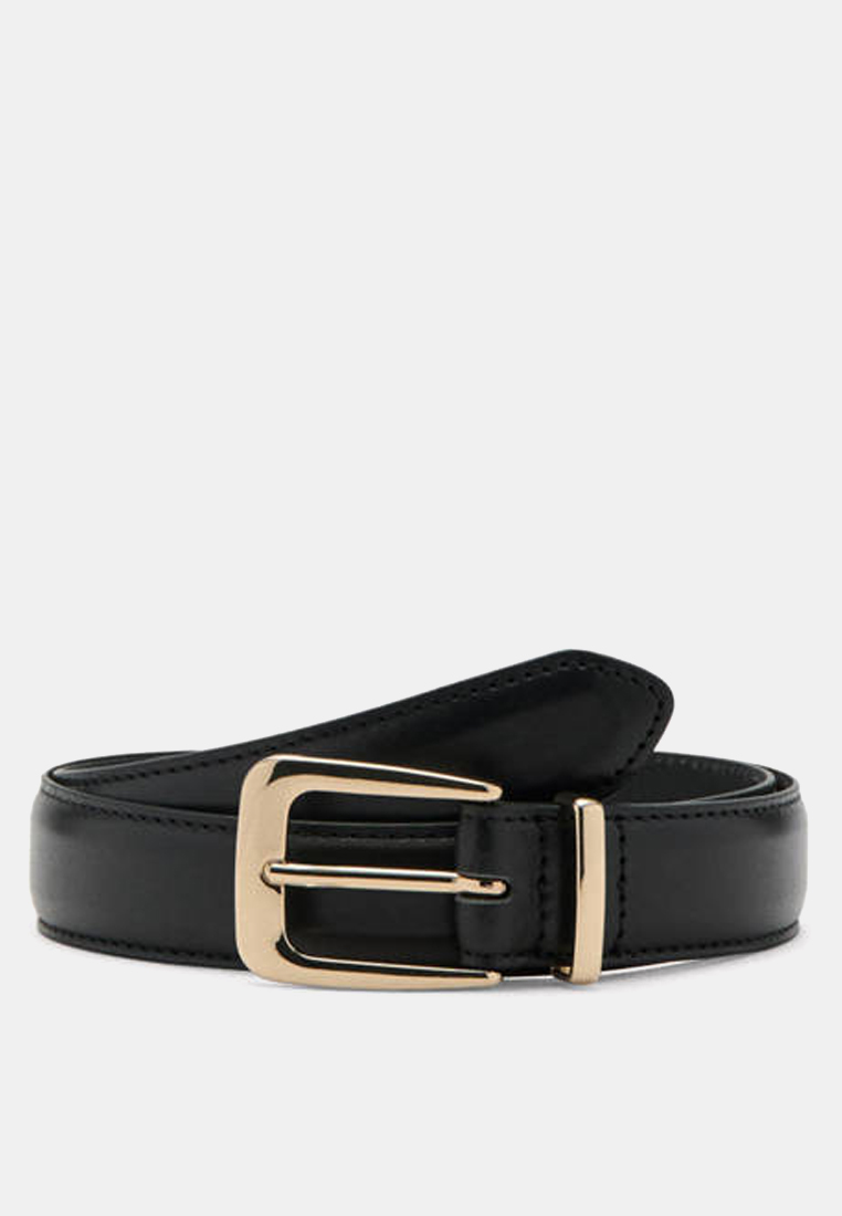 Mango 100% Bovine Leather Belt