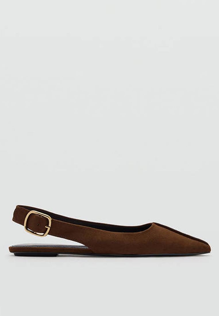 Mango Pointed Toe Flats
