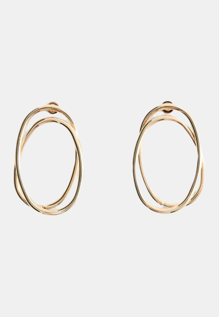 Mango Double Hoop Earrings