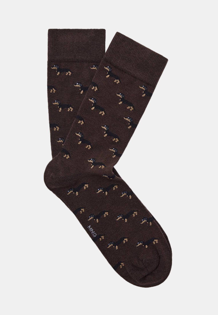 MANGO Man Dog-Print Socks
