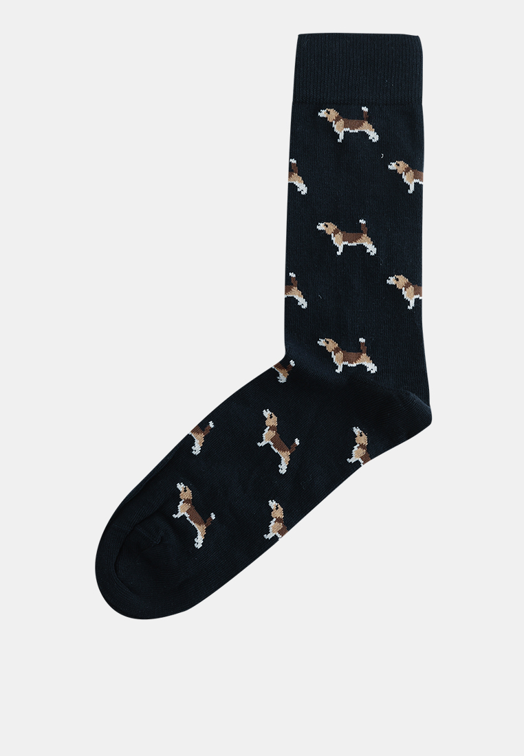 MANGO Man Dog-Print Socks