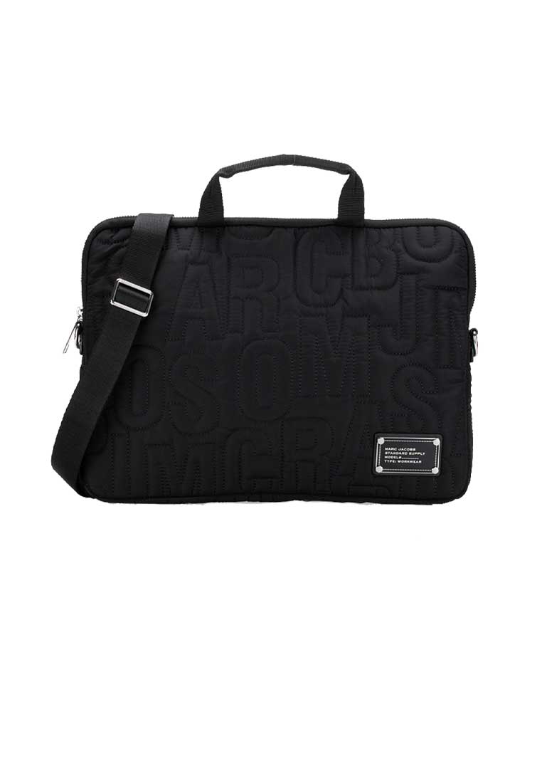 Marc Jacobs Nylon Logo Quilted 13 in Laptop Bag Black 4S4SCP001S02