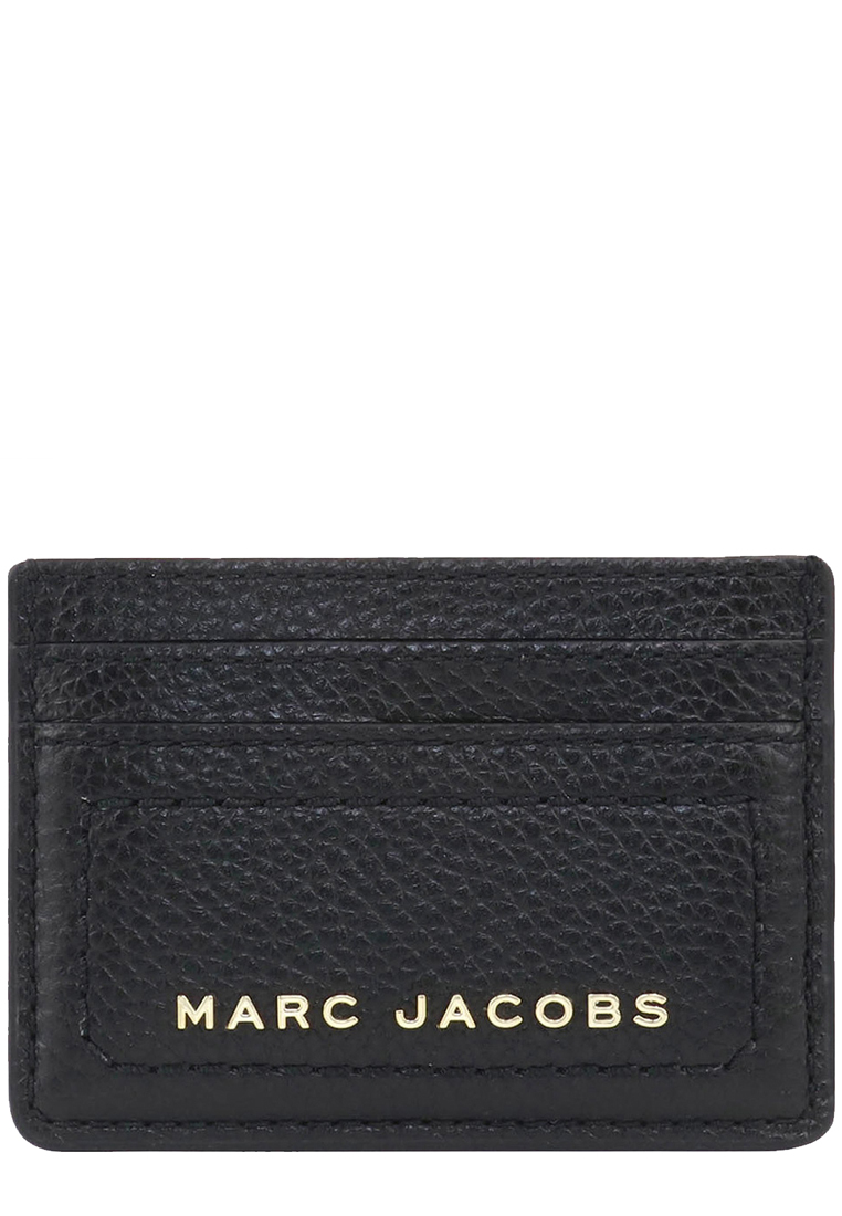 Marc Jacobs The Groove Leather Card Case In Black S102L01FA21