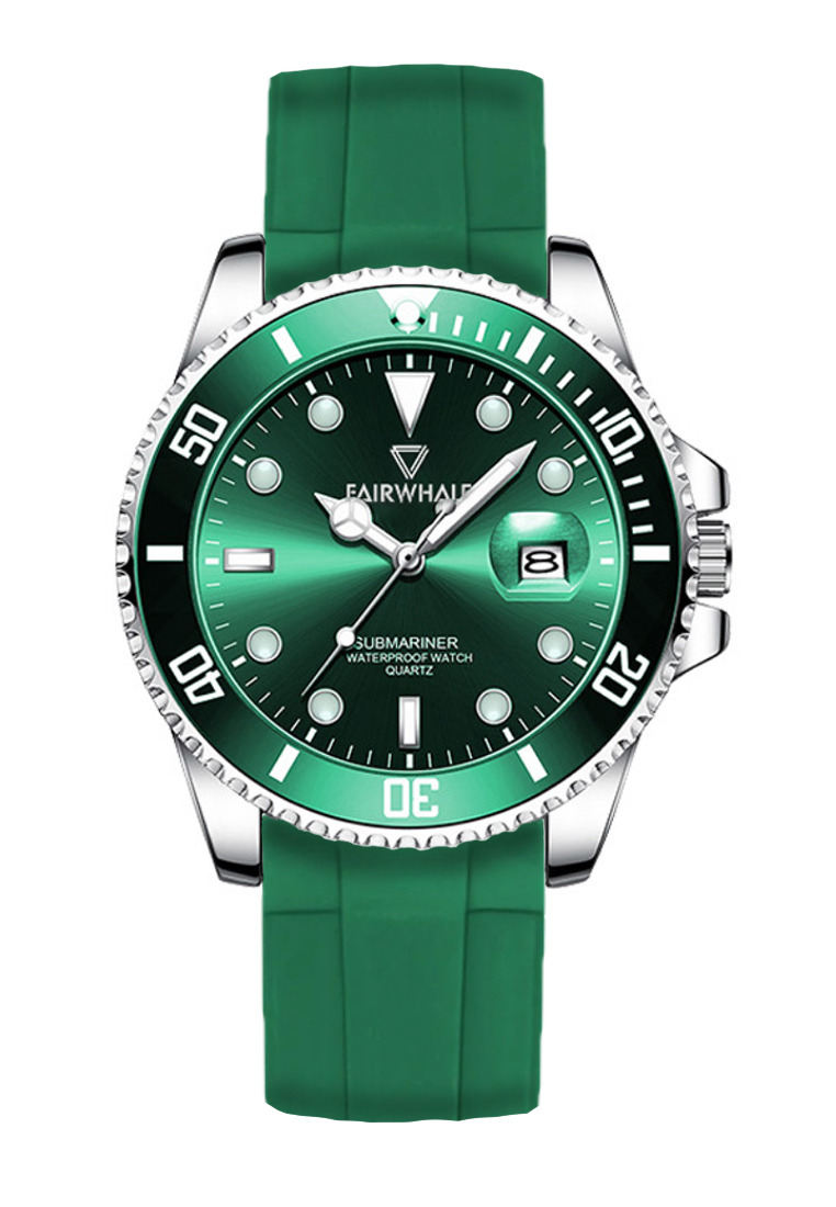 Mark Fairwhale Unisex Quartz Watch, 40mm, Rubber Strap