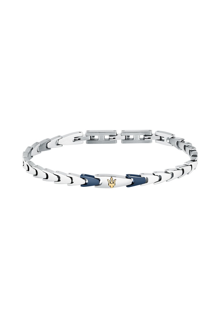 Maserati MASERATI Jewels 215mm Men's Stainless Steel Bracelet, Blue+Yellow-Green, JM225AVD82 (Adjust