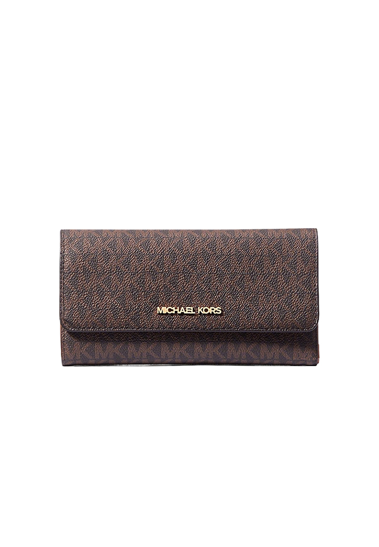 Michael Kors Jet Set Ladies Wallet in Brown 35F8GTVF3B