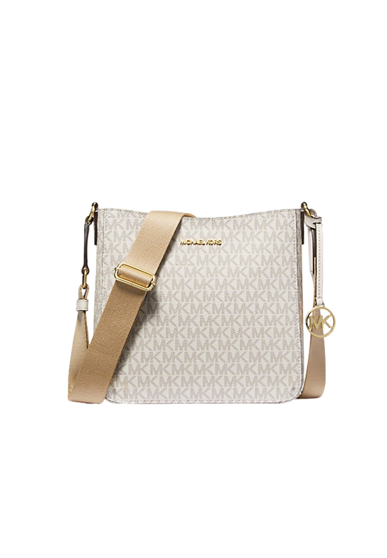 Michael Kors Jet Set Travel Ladies' Crossbody Bag in Beige Color Blocked 35S4GTVC5B