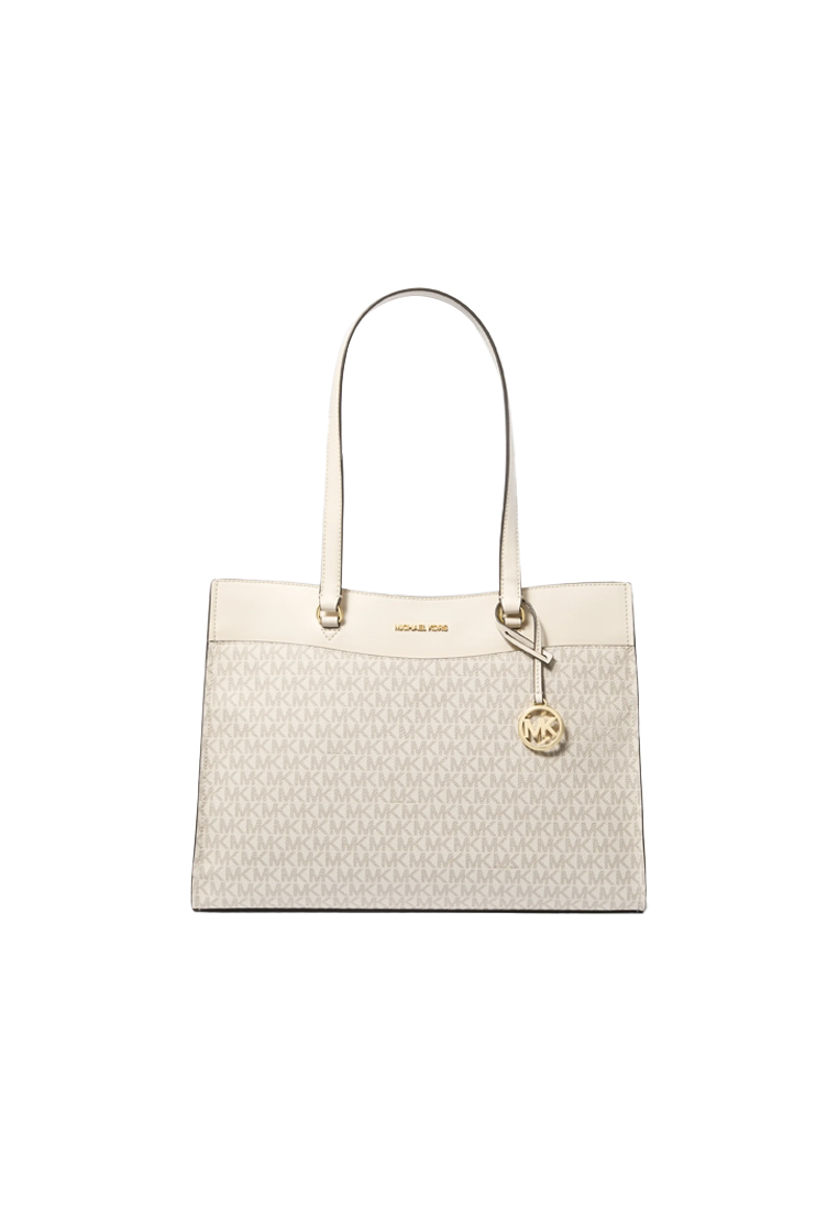 Michael Kors Jet Set Women's Shoulder Bag in Vanilla Color Match 35F4GTVT9B