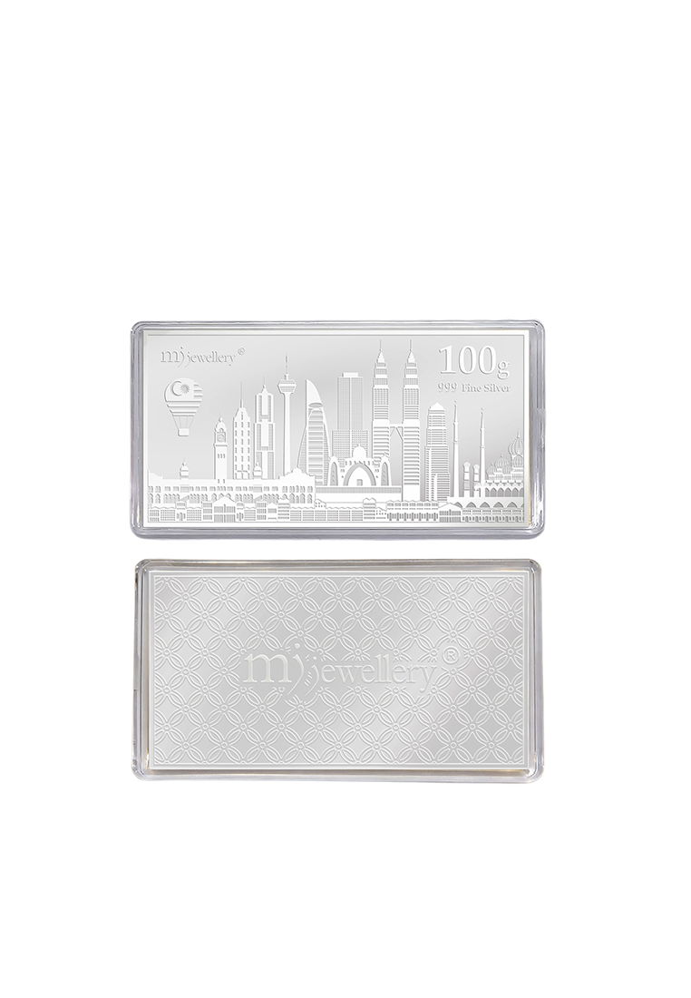 MJ Jewellery 999 Fine Silver Note Bar SB001