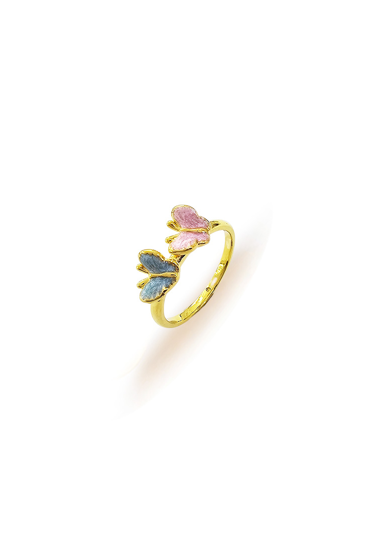 MJ Jewellery 916/22K Gold Butterfly Ring C102