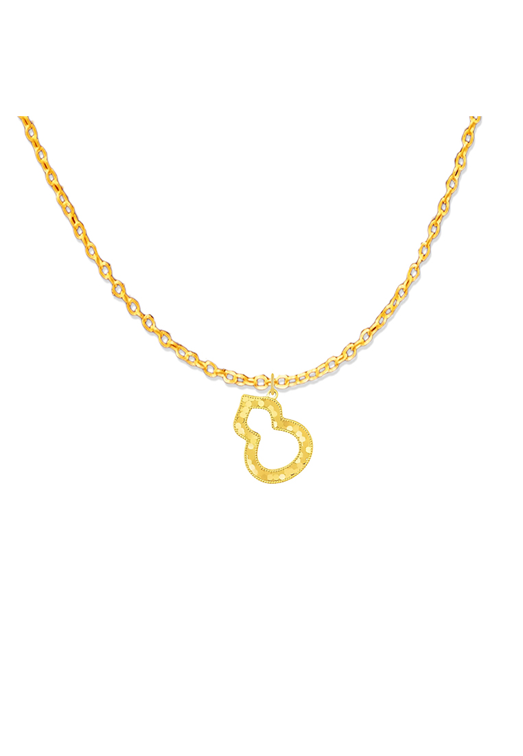 MJ Jewellery 999.9/24K Pure Gold 3D Gourd Pendant B816