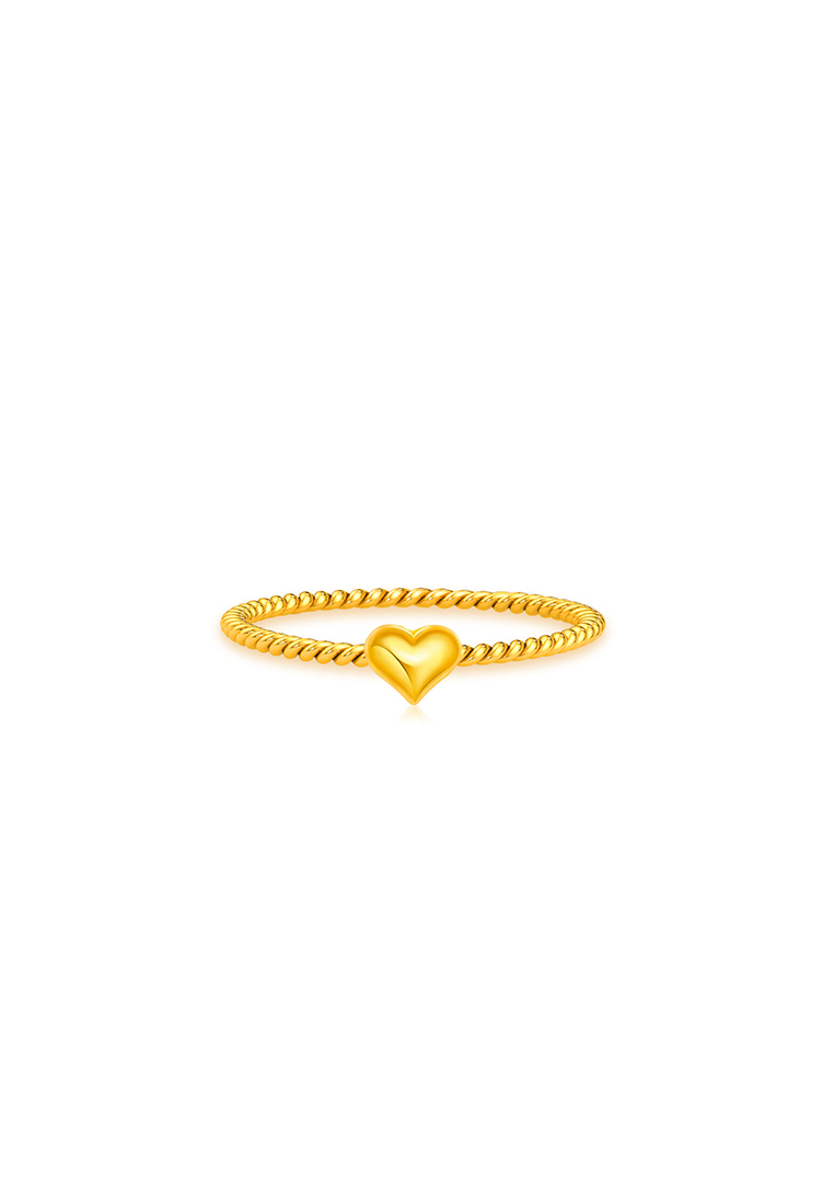 MJ Jewellery 916/22K Gold Minimalist Ring C53