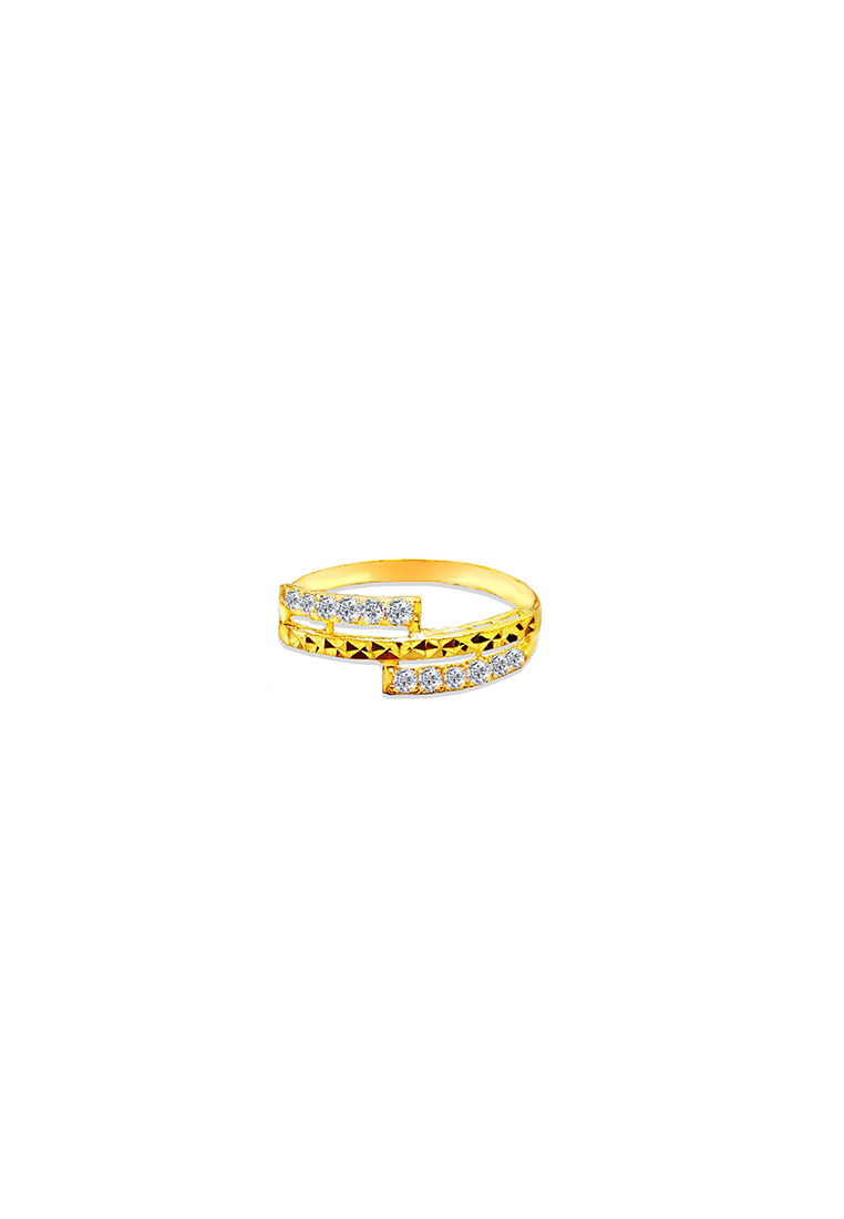 MJ Jewellery 375/9K Gold Zirconia Ring C99