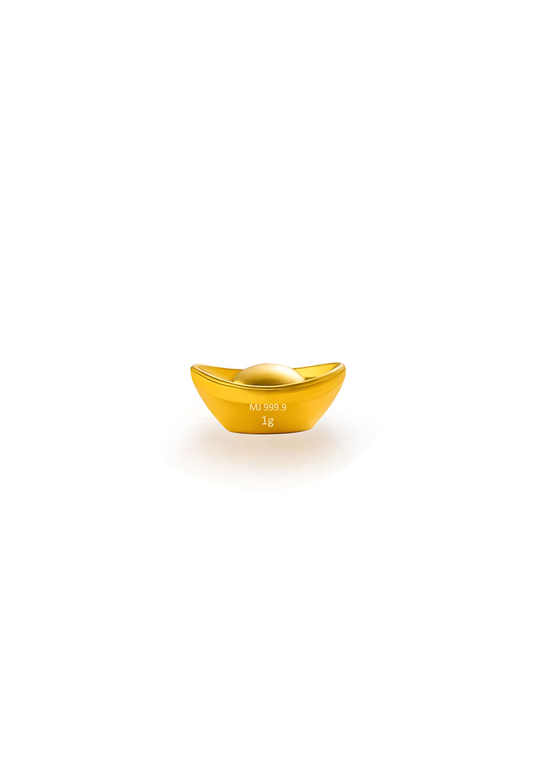 MJ Jewellery 999.9/24K Pure Gold Ingot GB005 (1 gram)