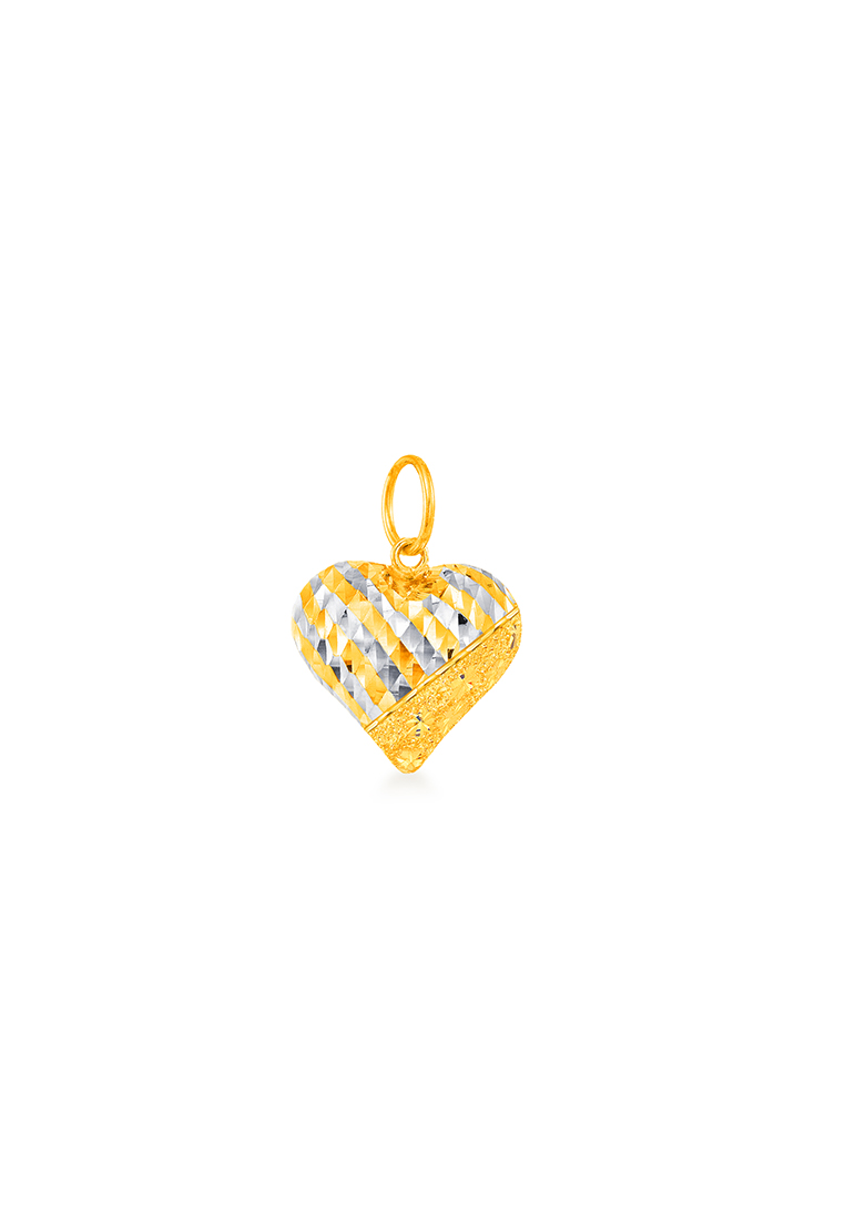 MJ Jewellery 375/9K Gold Love Pendant B005 (XL Size)
