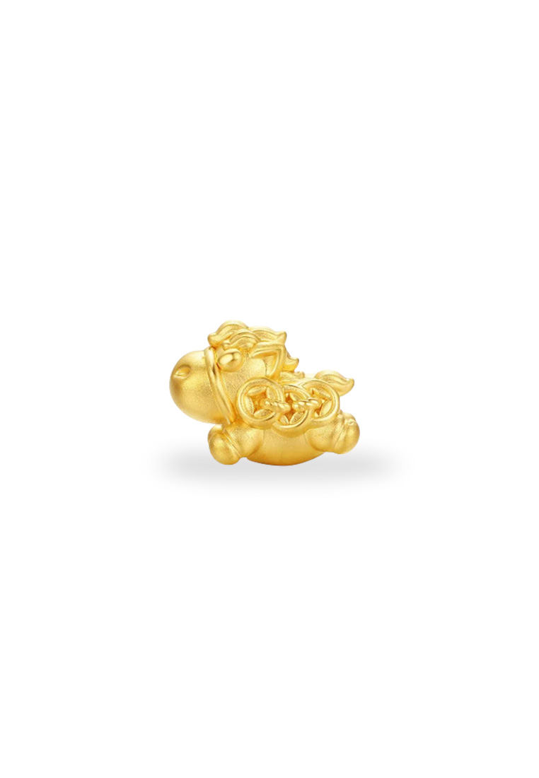 MJ Jewellery 999.9/24K Pure Gold 3D Horse Charm B820 (S Size)
