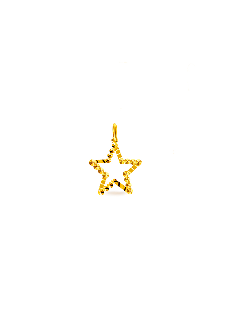 MJ Jewellery 916/22K Gold Star Pendant B160G