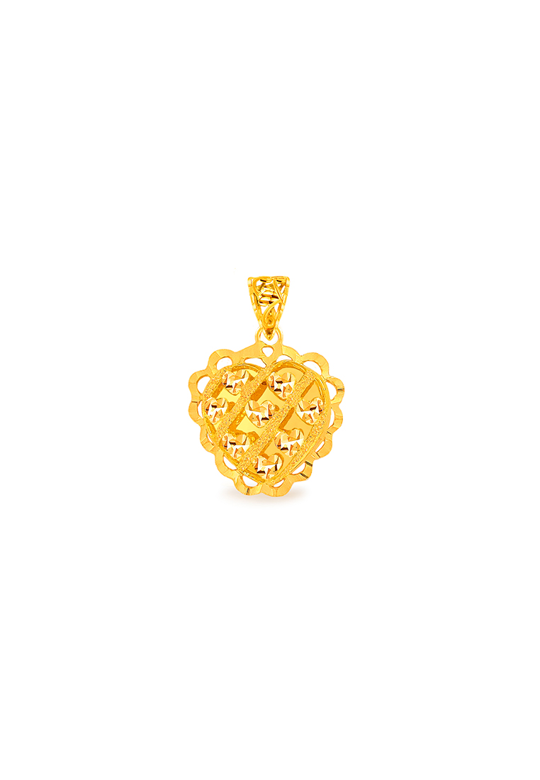 MJ Jewellery 916/22K Gold Love Pendant B31