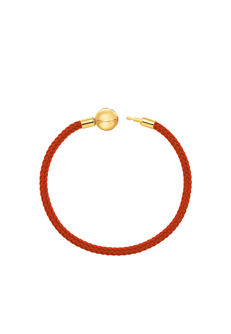 MJ Jewellery Red Steel Wire Clasp Bracelet L11 (2MM)