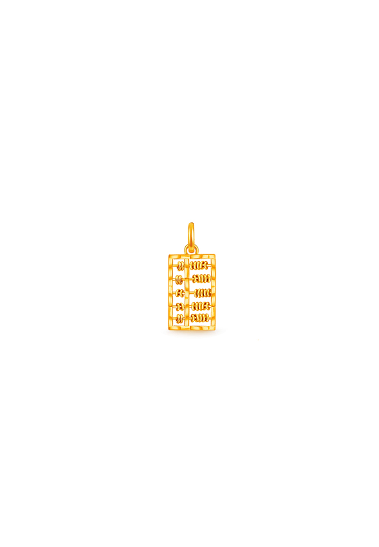 MJ Jewellery 916/22K Gold Abacus Pendant B72 (M Size)