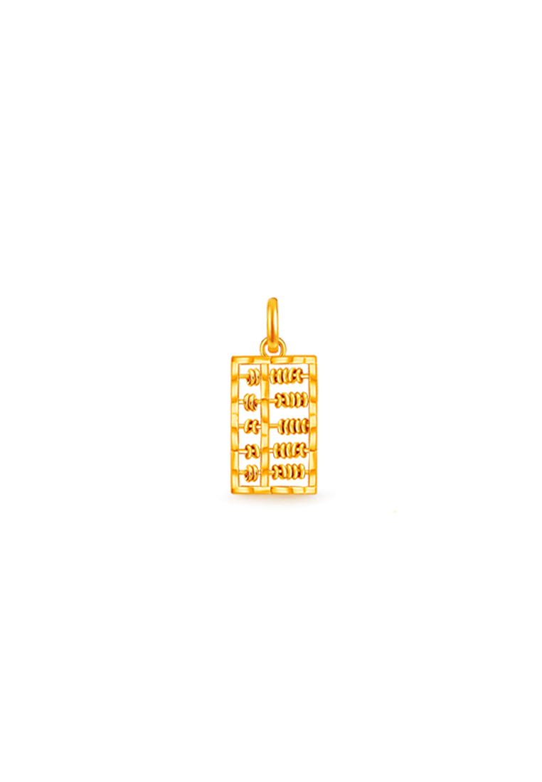 MJ Jewellery 916/22K Gold Abacus Pendant B72 (XL Size)