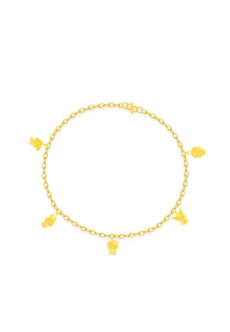 MJ Jewellery 375/9K Gold Melody Bracelet T111C