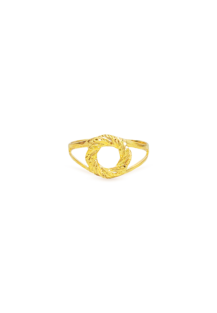 MJ Jewellery 375/9K Gold Donut Ring C19