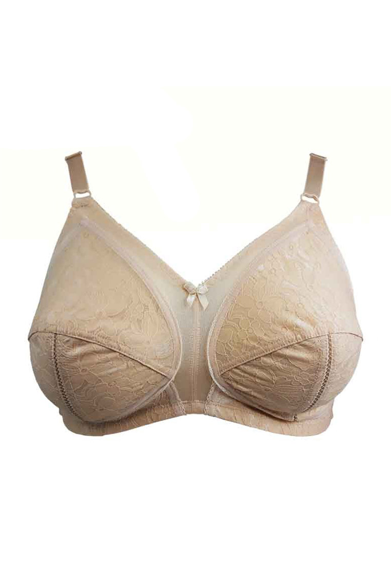 Ready Stock】 Women Bra 46/105 D cup Bra Full Cup Wired Underwear Thin Cup  Push up