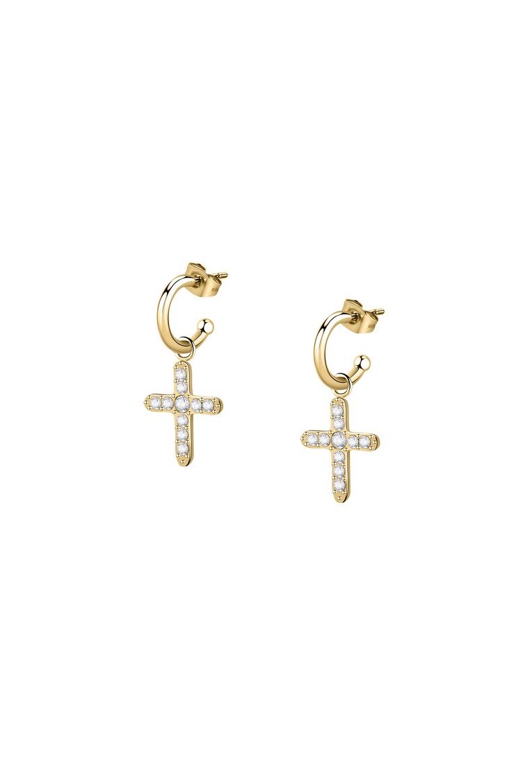 Morellato 【For Lover】Morellato Passioni Cross Ladies Earrings SAUN08