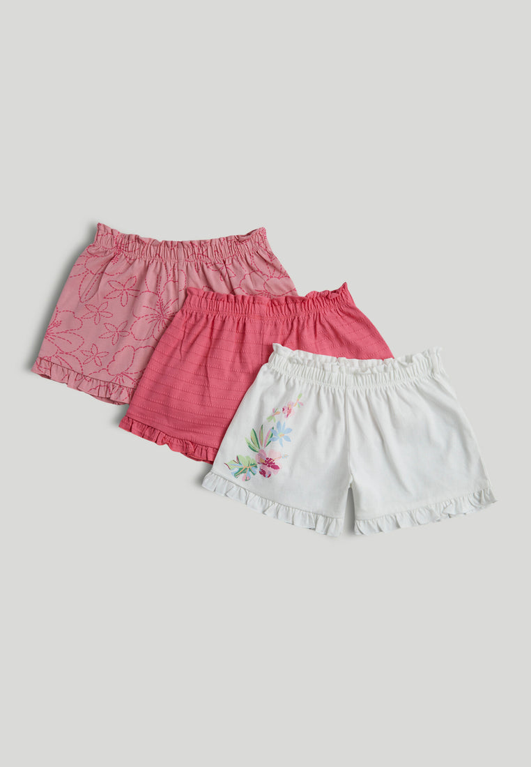 Mothercare 3 Pack Jersey Shorts